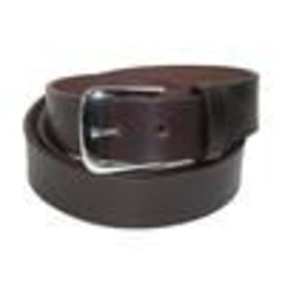 Boston Leather Men's Big & Tall Leather 1 1/2 Inch Bridle Belt - Picture 3 of 6
